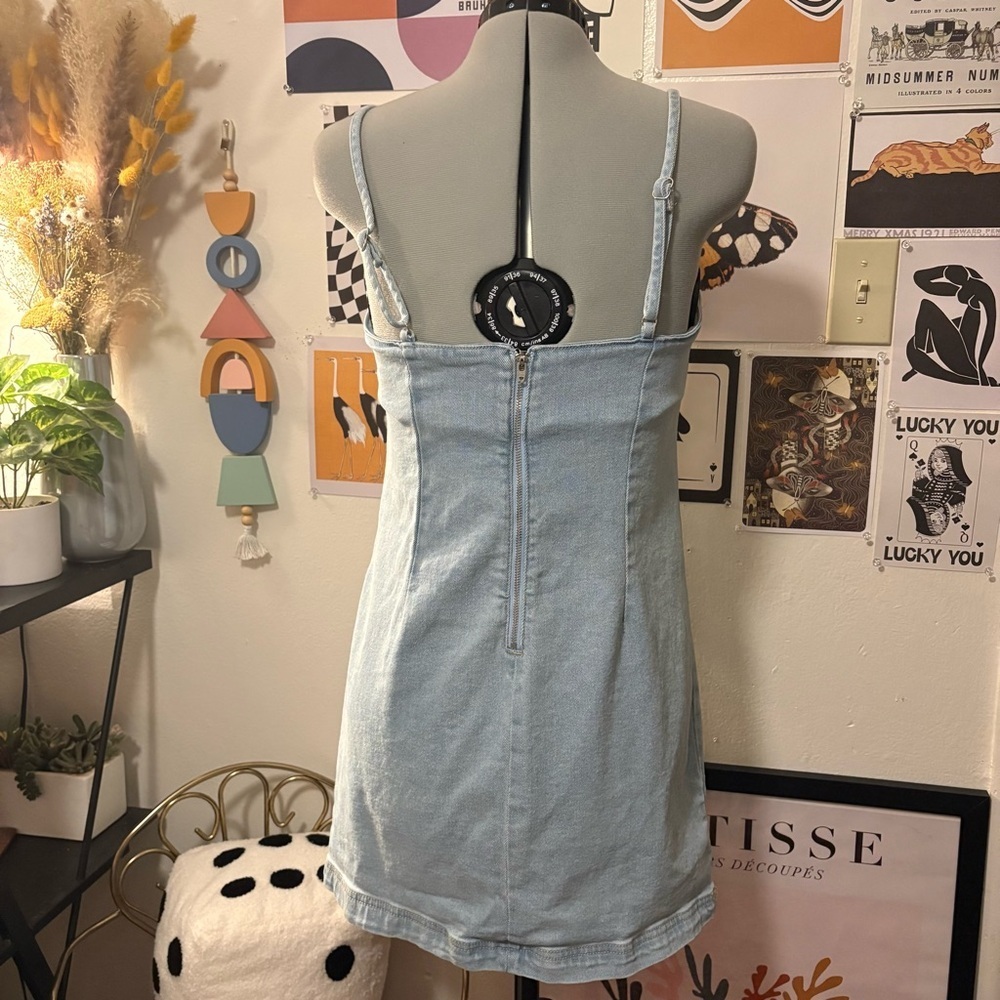Vintage Lone Star Denim Mini Dress - Picture 4 of 11